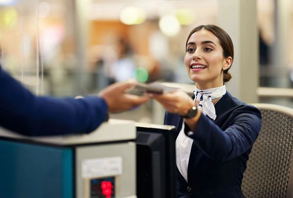 Ground staff working at an airport
